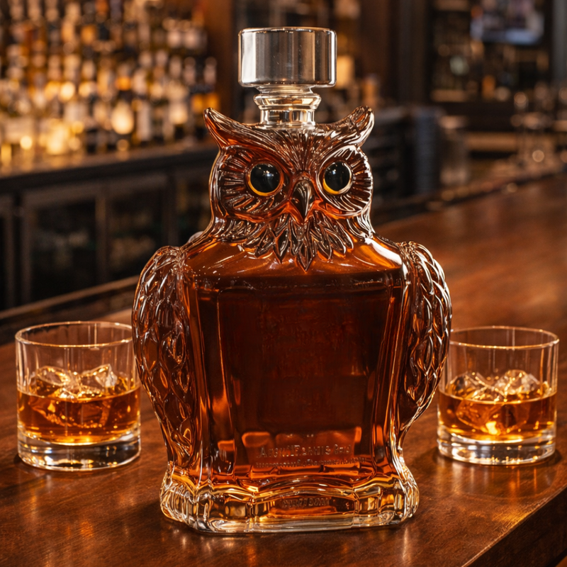 Whiskykaraffe – Eulen-Edition