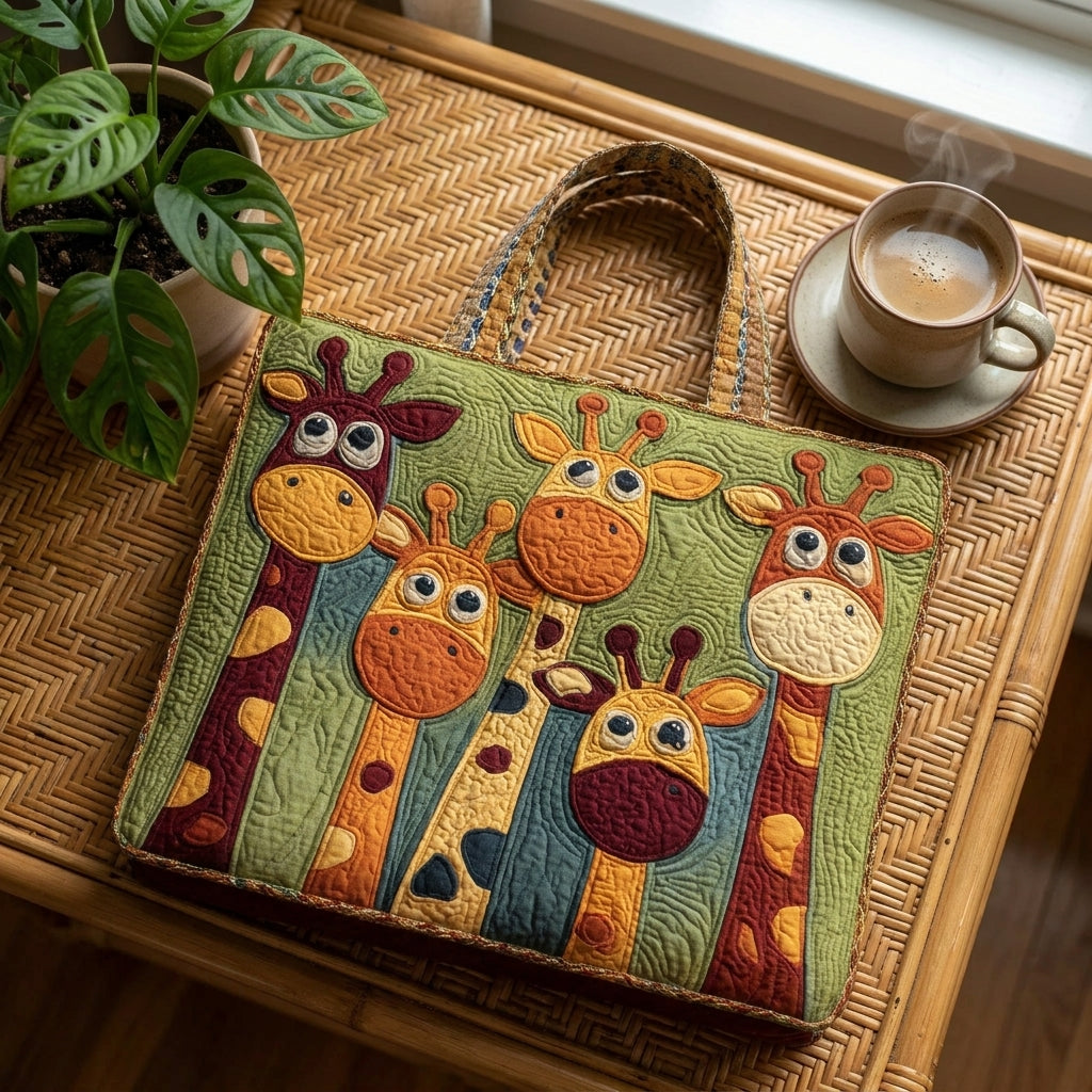Gesteppte Tragetasche – Giraffe