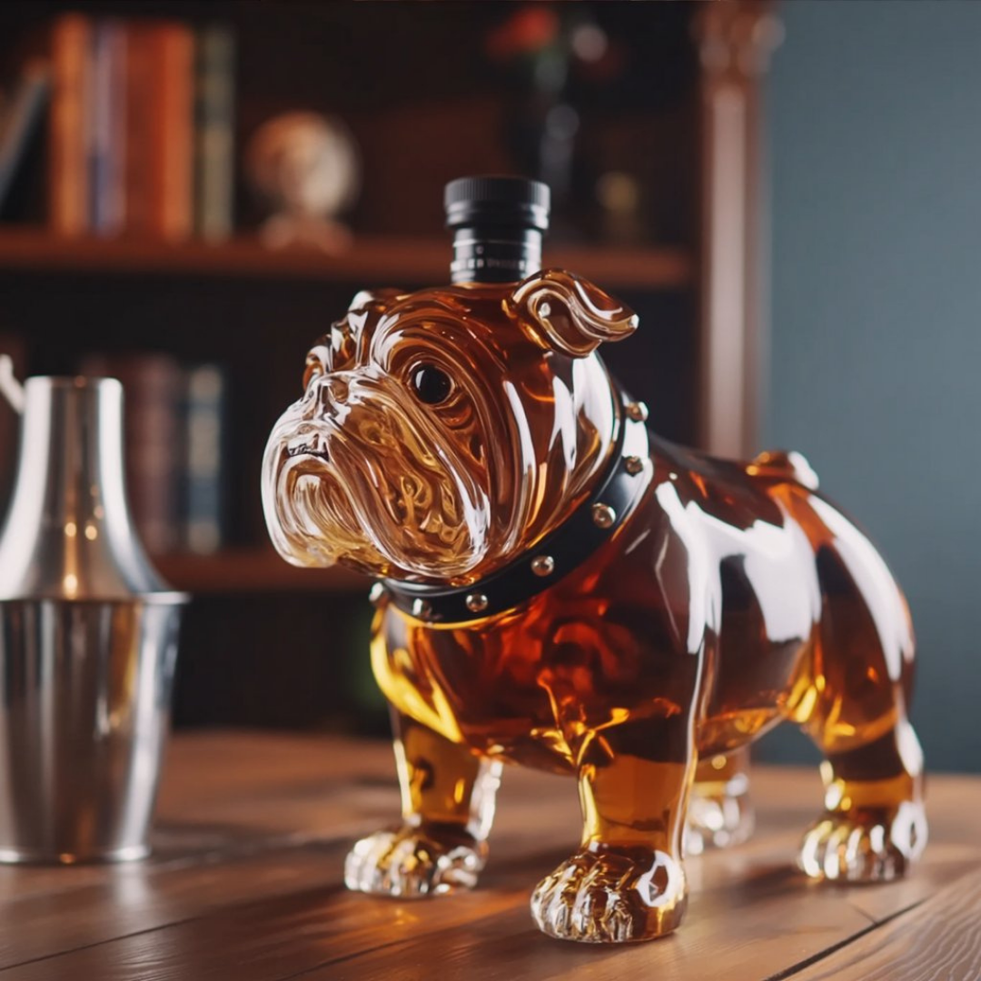 Whiskyflasche – Bulldog-Edition