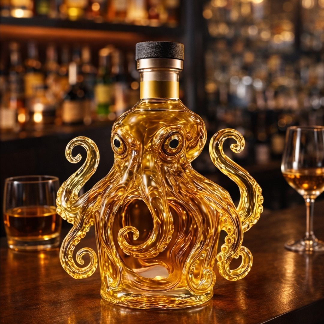Whiskyflasche – Oktopus-Edition