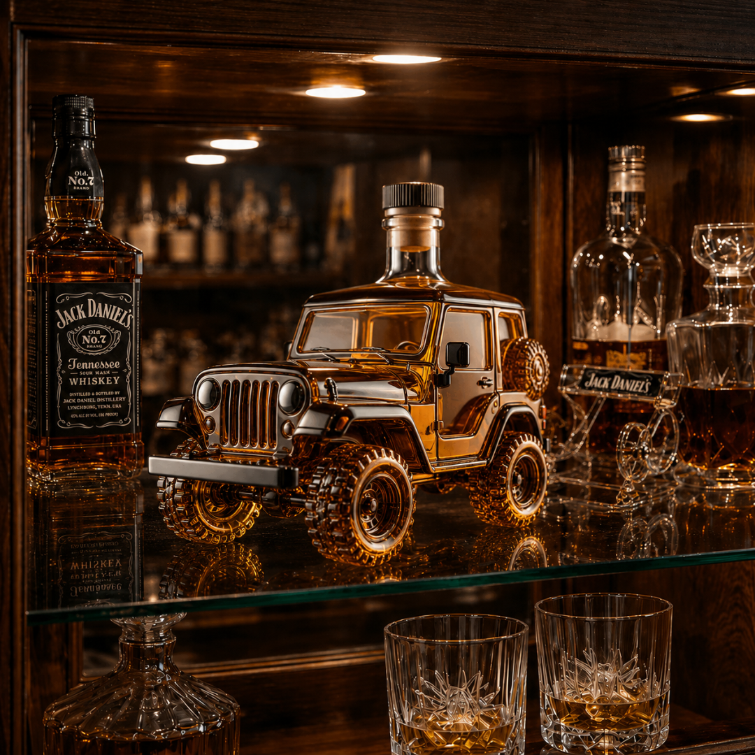 Whiskyflasche – Jeep-Edition