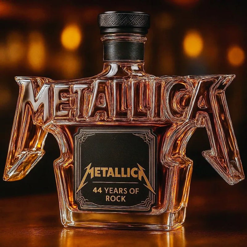Whiskyflasche – Rock Metallica Edition