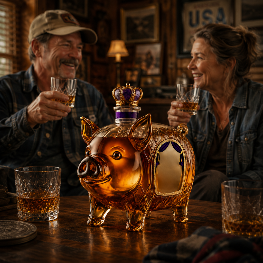Whiskyflasche – Schwein-Edition
