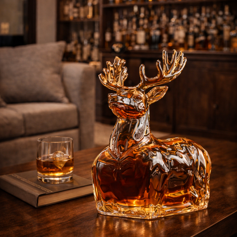 Whiskyflasche – Rentier-Edition