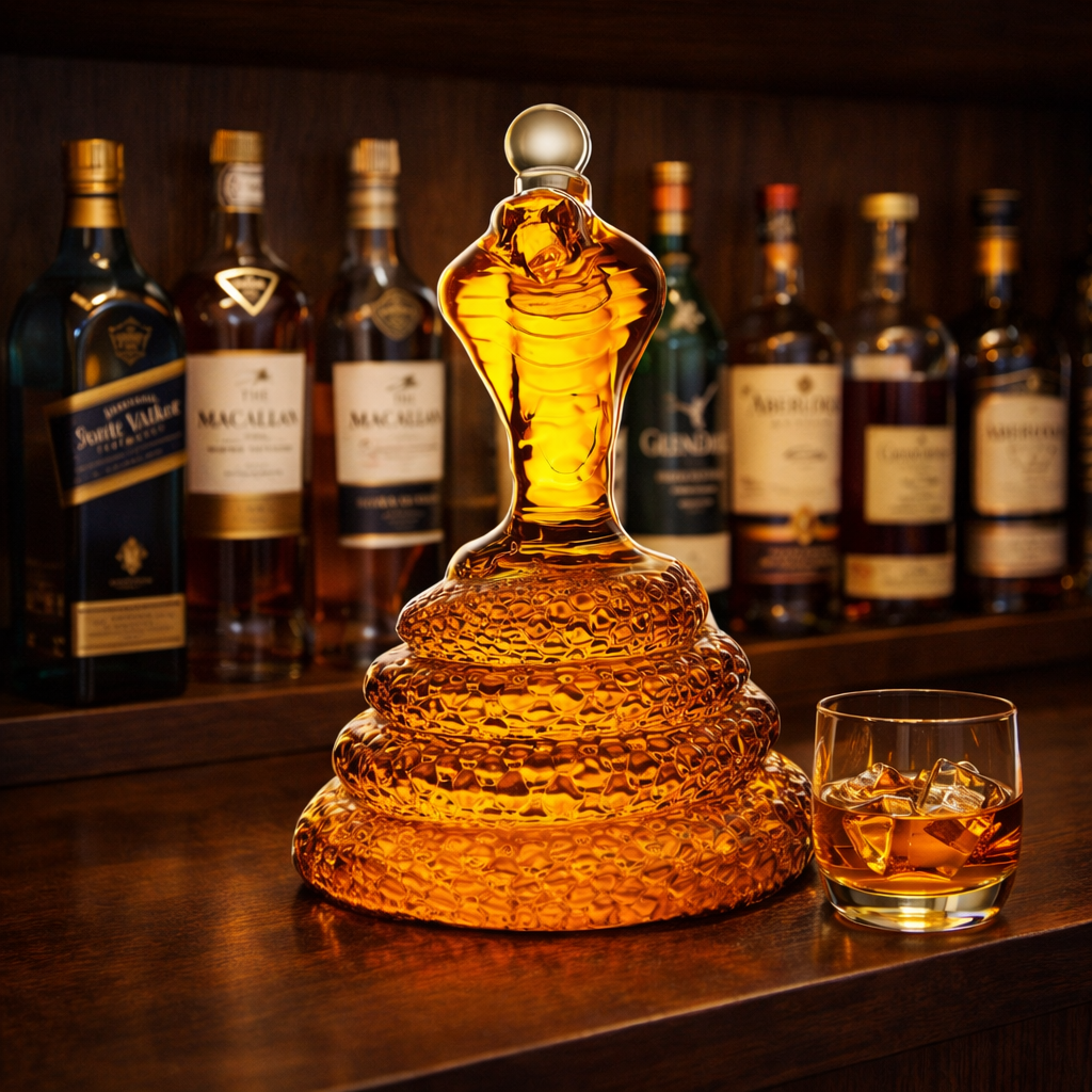 Whiskyflasche – Cobra-Edition