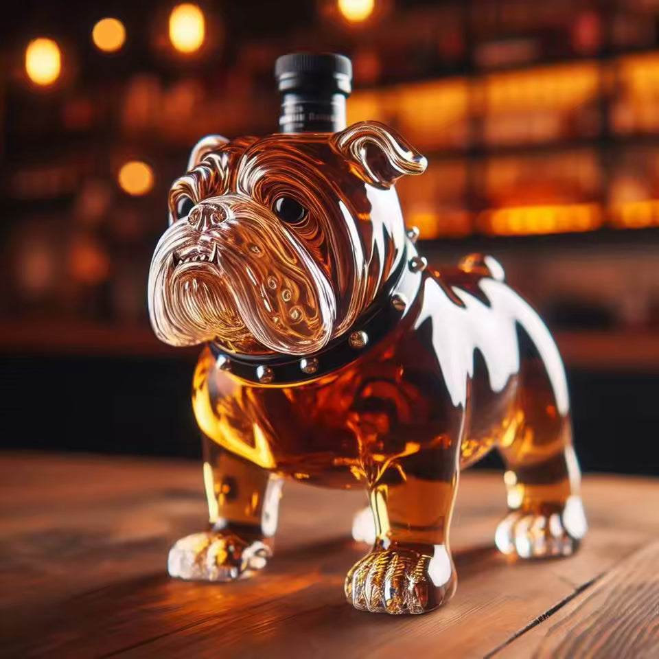 Whiskyflasche – Bulldog-Edition