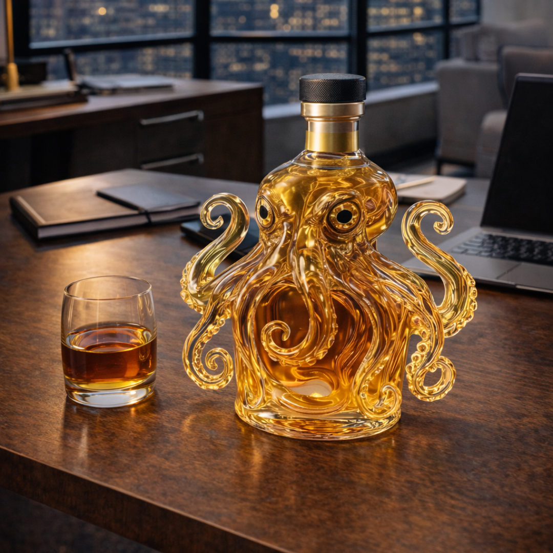 Whiskyflasche – Oktopus-Edition