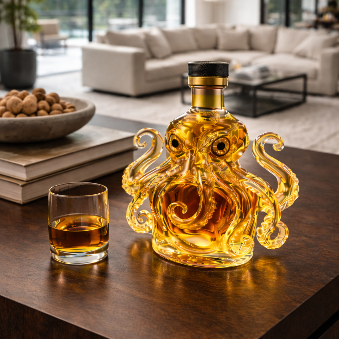 Whiskyflasche – Oktopus-Edition