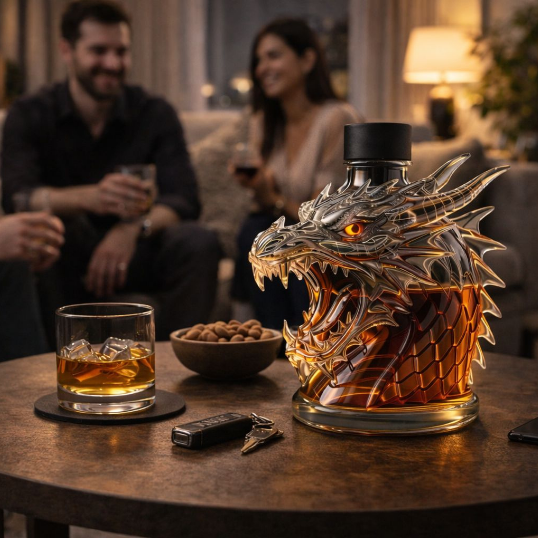 Whiskyflasche – Drachen-Edition