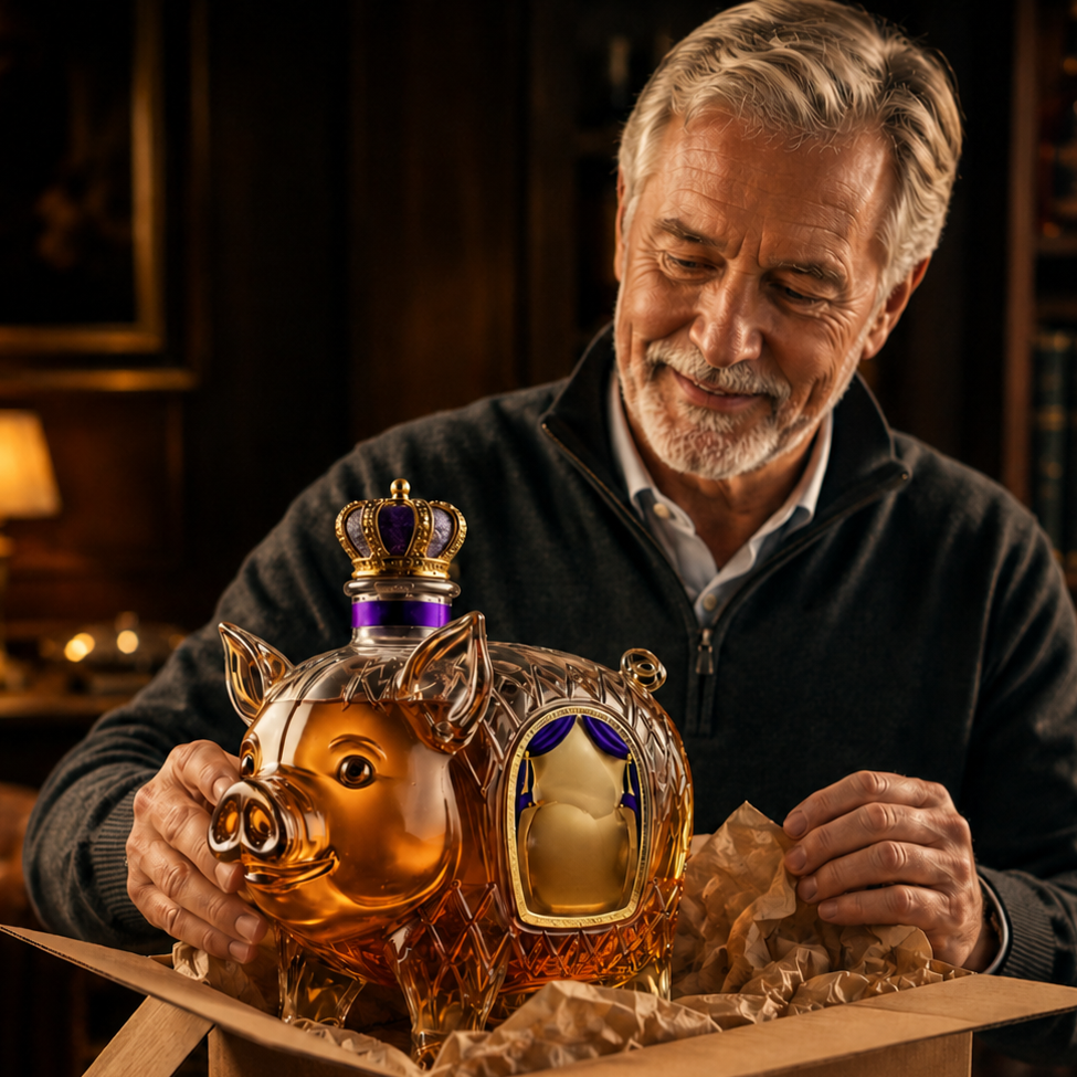 Whiskyflasche – Schwein-Edition