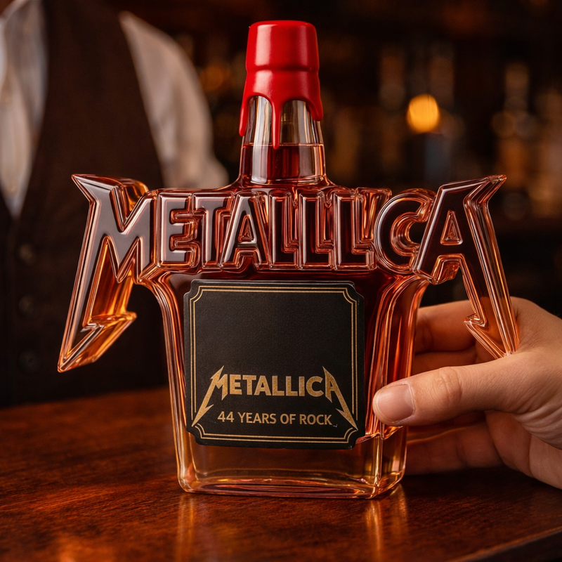 Whiskyflasche – Rock Metallica Edition