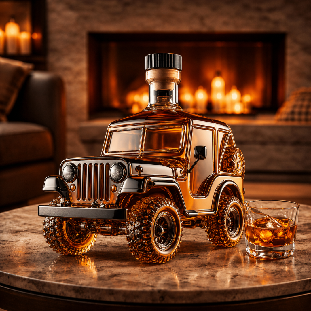 Whiskyflasche – Jeep-Edition