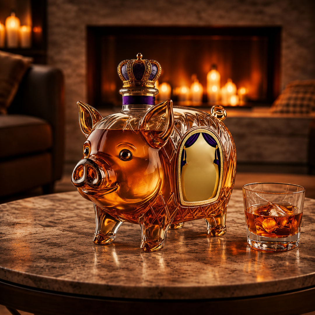 Whiskyflasche – Schwein-Edition