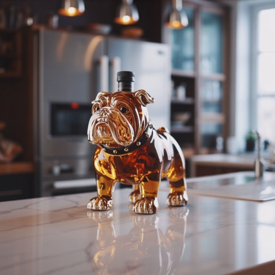Whiskyflasche – Bulldog-Edition