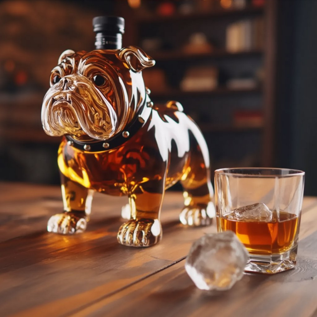 Whiskyflasche – Bulldog-Edition