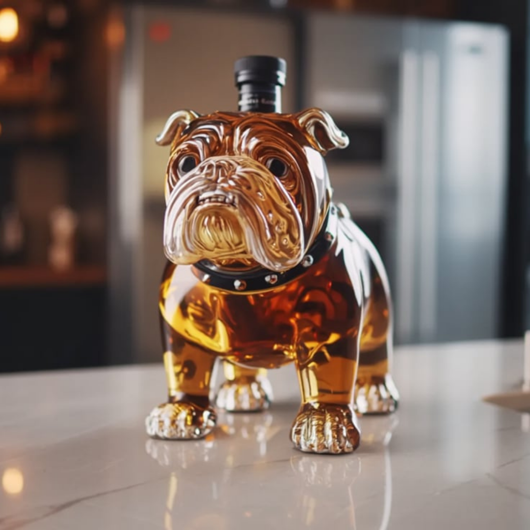 Whiskyflasche – Bulldog-Edition