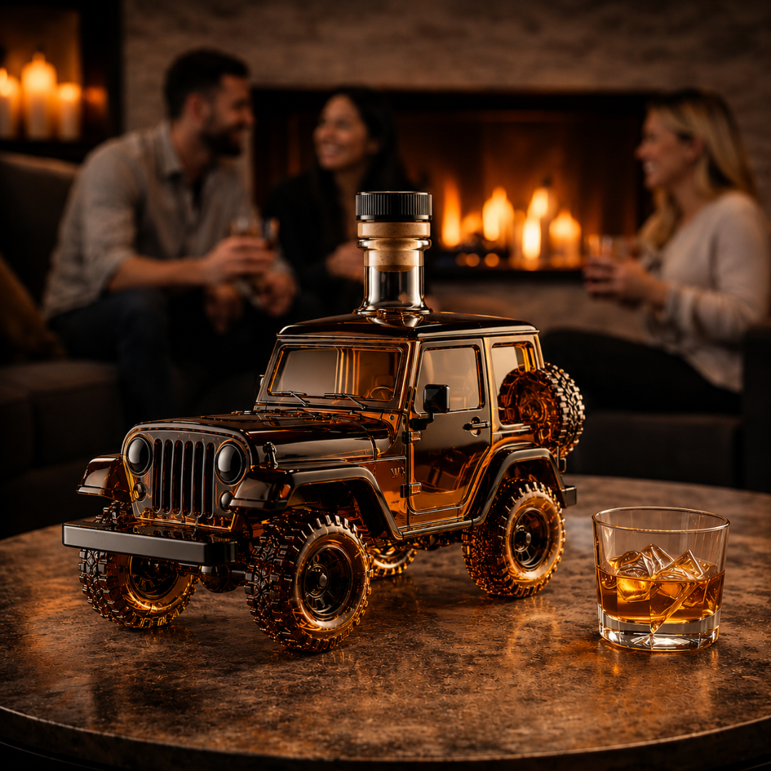 Whiskyflasche – Jeep-Edition