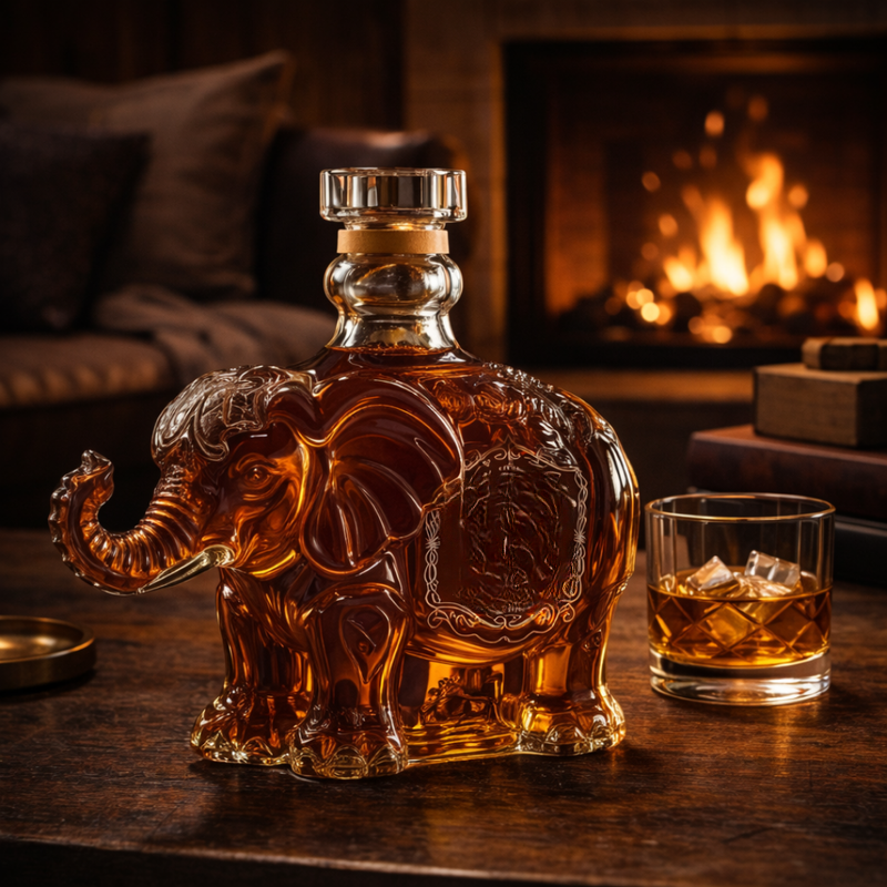 Whiskyflasche – Elefanten Edition