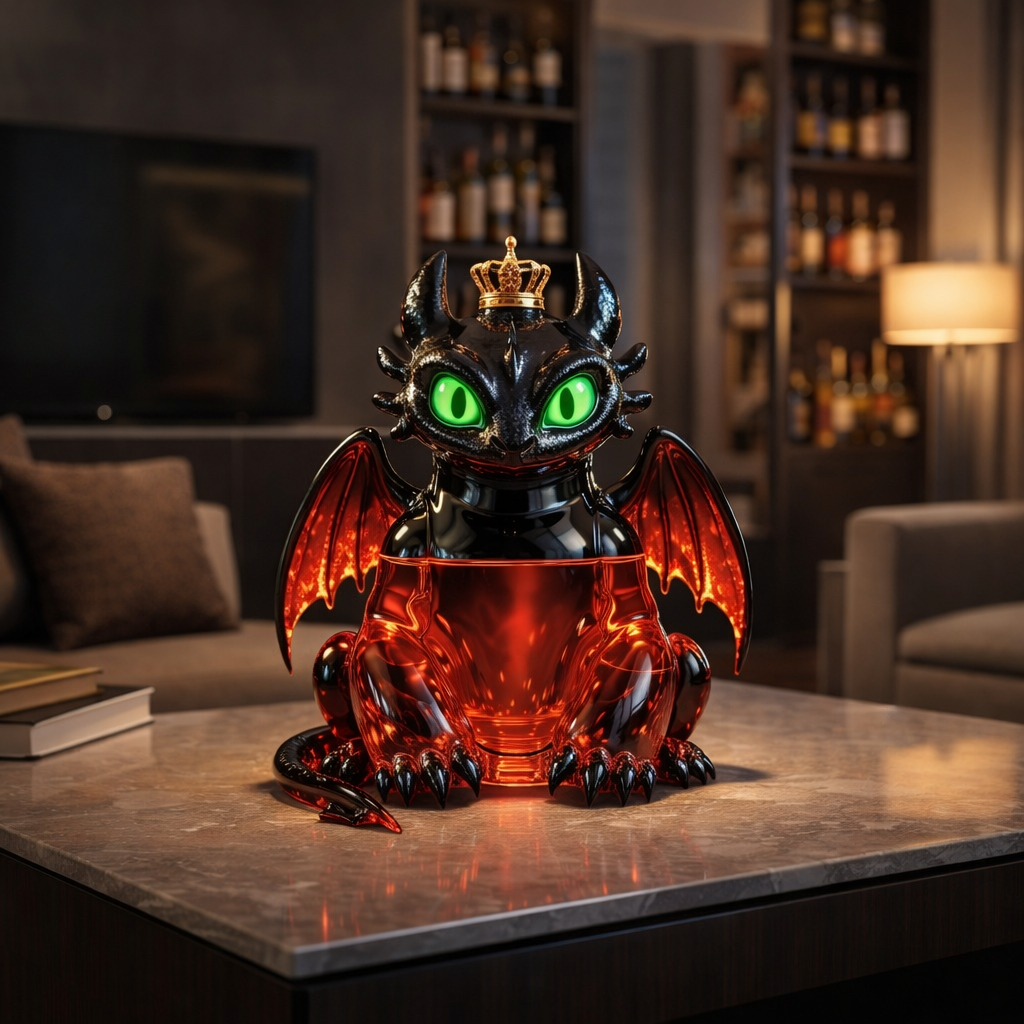Whiskyflasche – Drachen-Edition