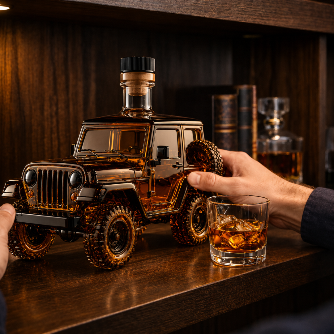 Whiskyflasche – Jeep-Edition