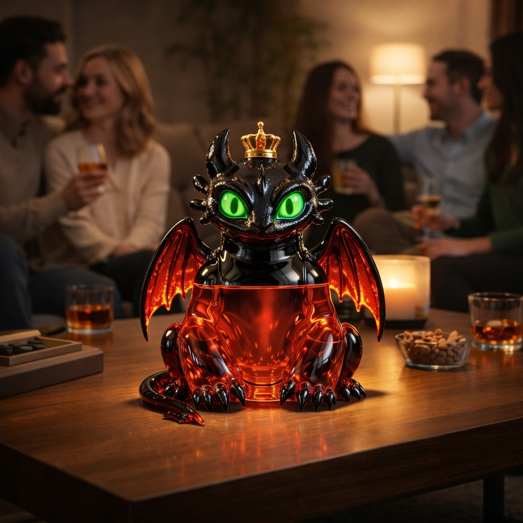 Whiskyflasche – Drachen-Edition