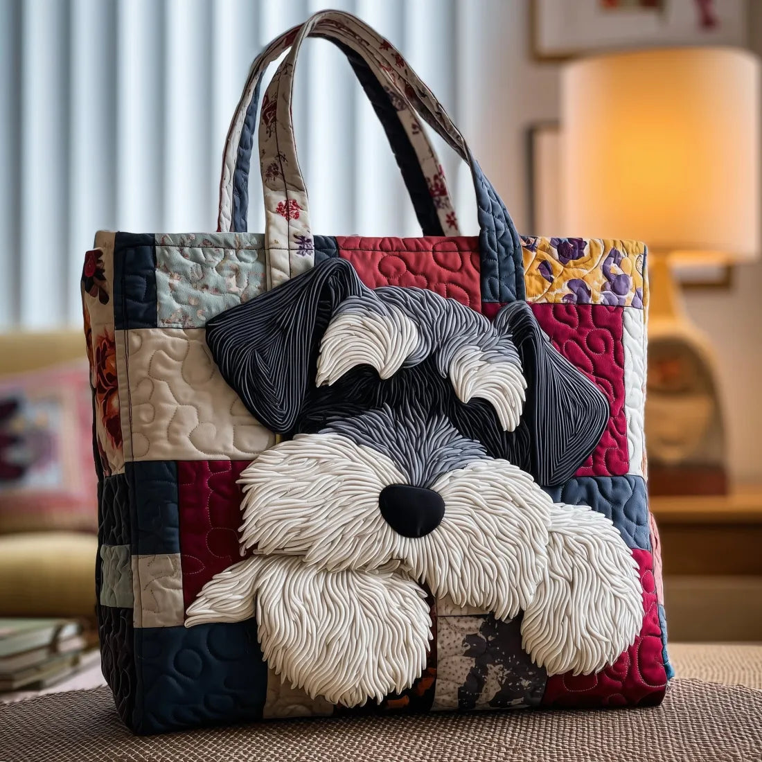 Håndlavet taske - Schnauzer