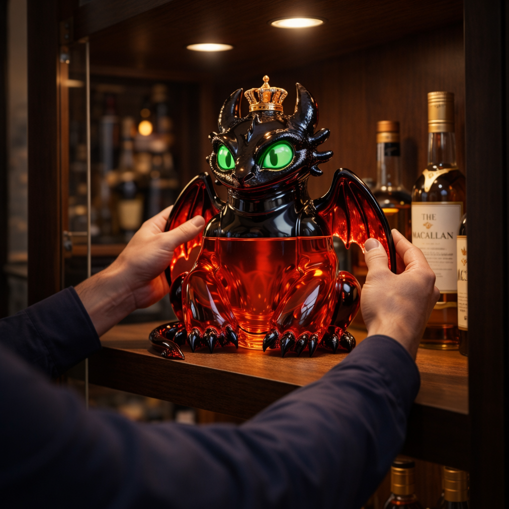 Whiskyflasche – Drachen-Edition
