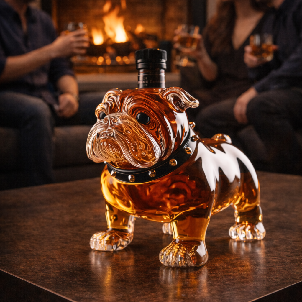 Whiskyflasche – Bulldog-Edition