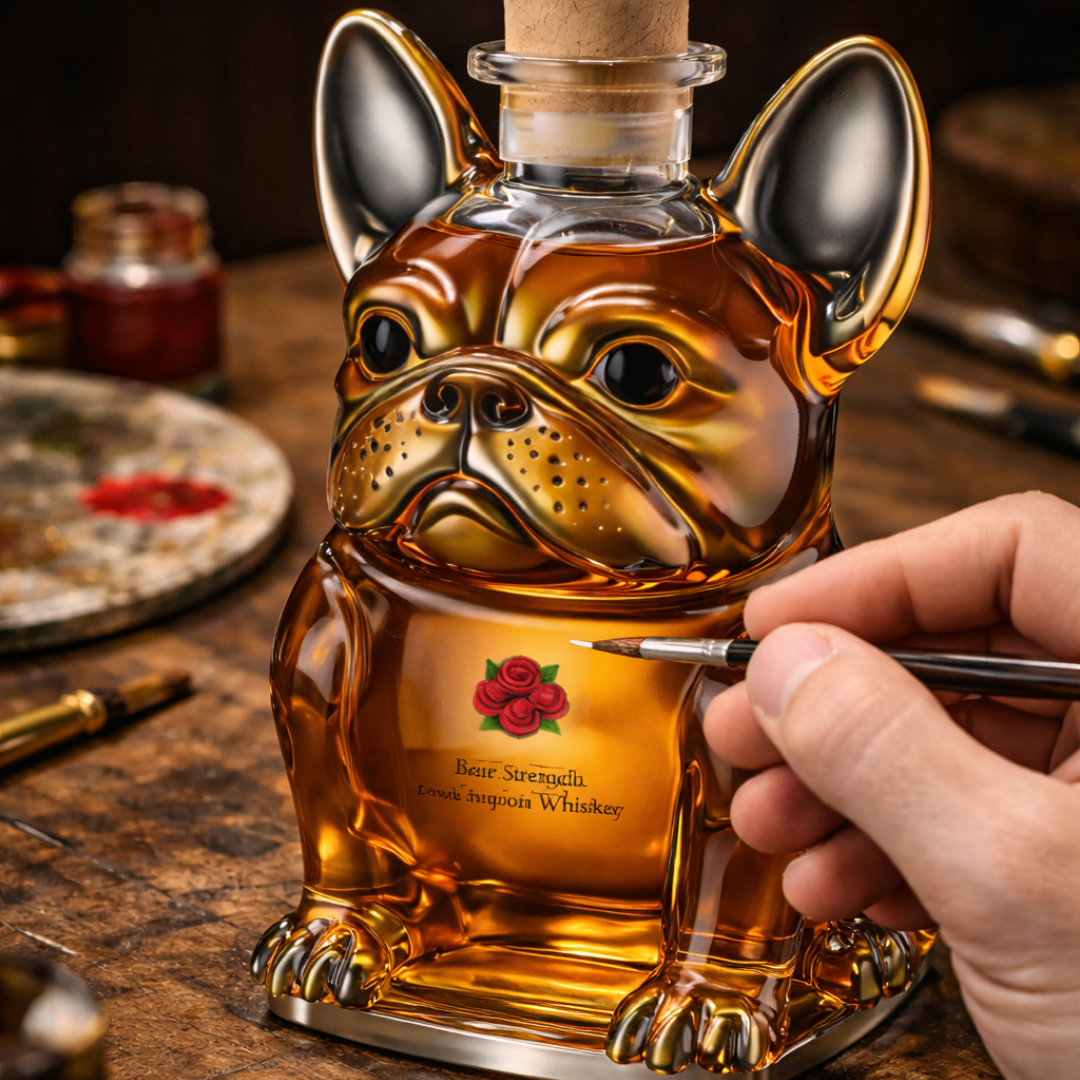 Whiskyflasche – Hunde-Edition