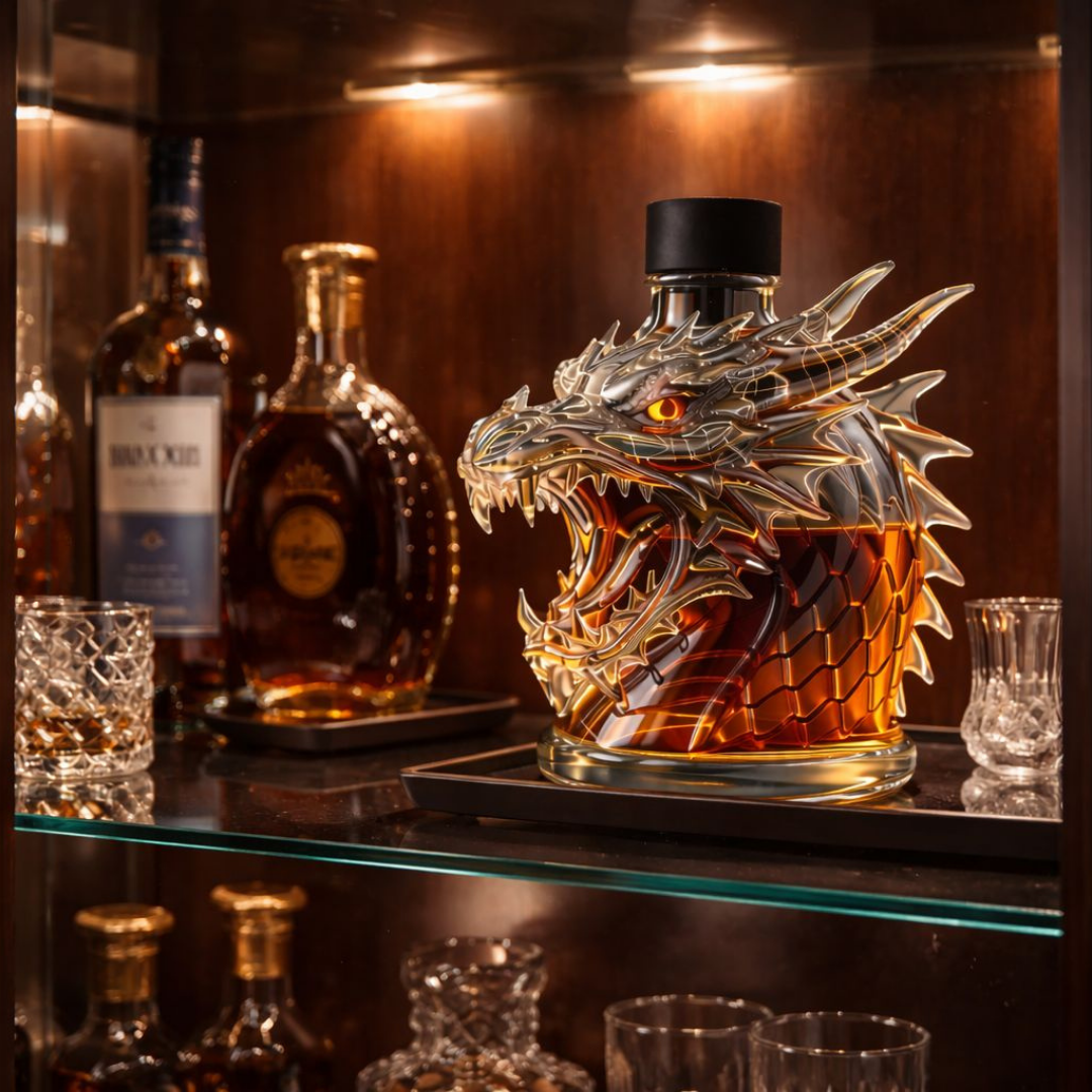Whiskyflasche – Drachen-Edition