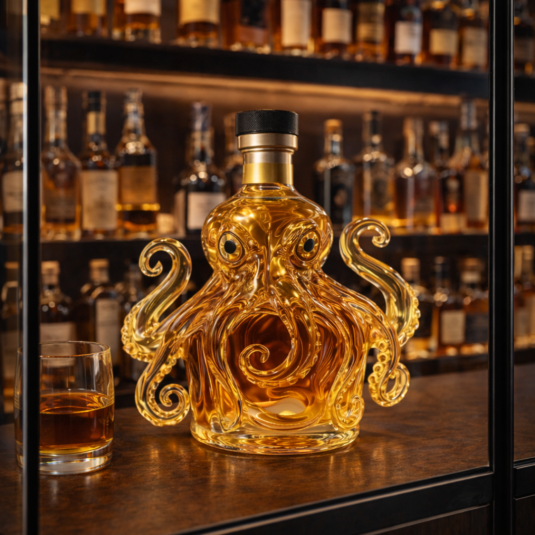 Whiskyflasche – Oktopus-Edition
