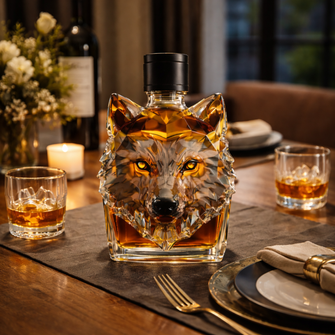 Whiskykaraffe – Wolfskopf-Edition