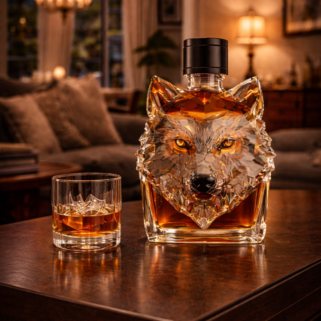 Whiskykaraffe – Wolfskopf-Edition