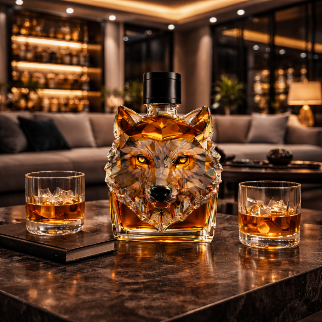 Whiskykaraffe – Wolfskopf-Edition