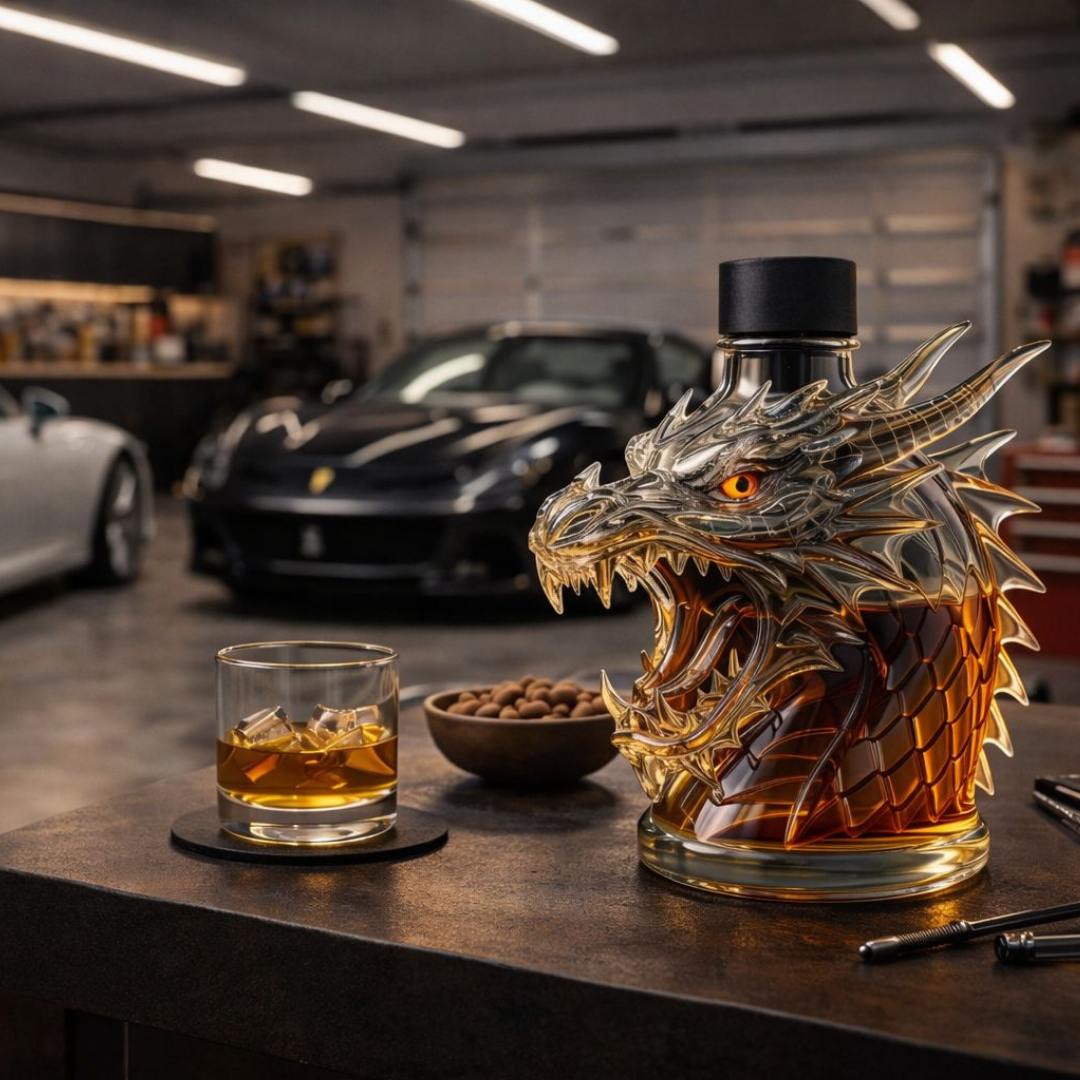 Whiskyflasche – Drachen-Edition