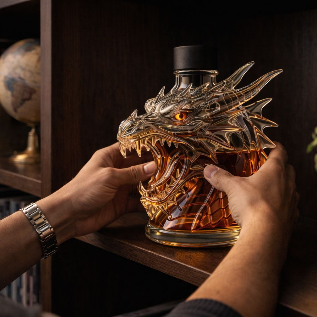 Whiskyflasche – Drachen-Edition
