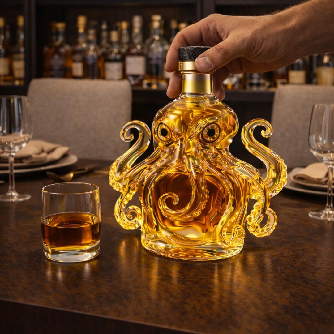 Whiskyflasche – Oktopus-Edition