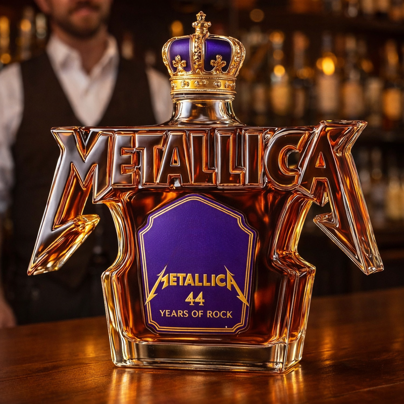Whiskyflasche – Rock Metallica Edition